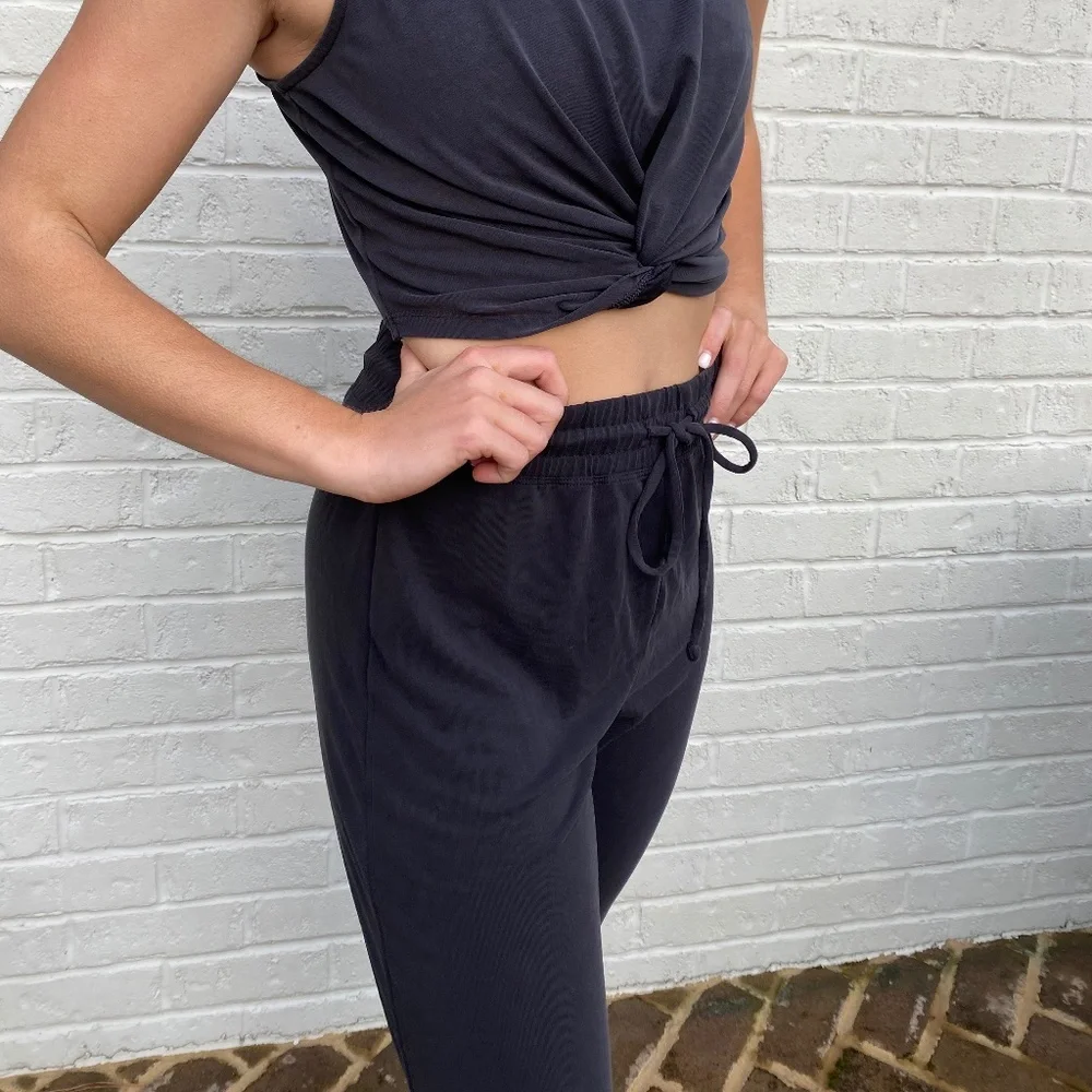 Express joggers crop ruched black XS - Picture 4 of 12